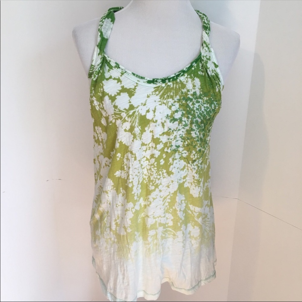 ANTHRO floral ombré tank